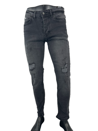 Dark Gray Ripped Jeans