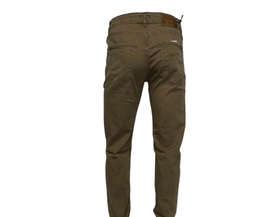 Brown Straight Jeans