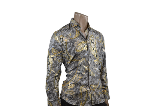 Floral Design Dress Shirt