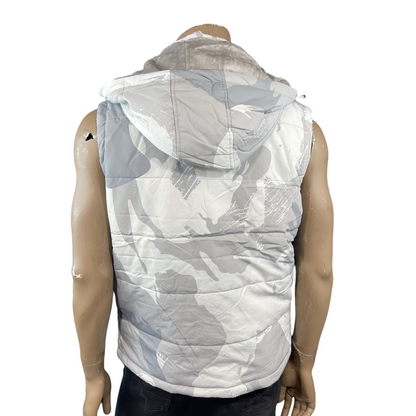 White Camo Vest Jacket