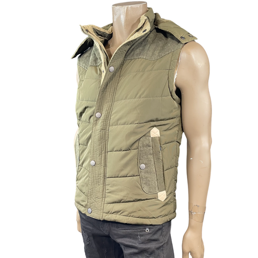 Olive Vest Jacket